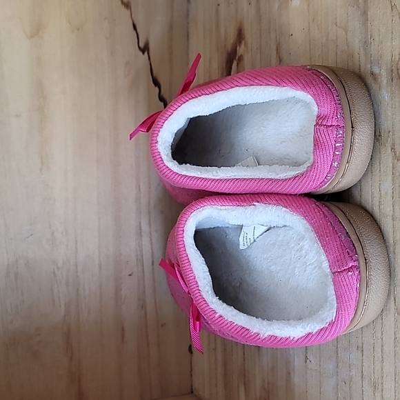 Bebe Kids Girls Pink Slip On Shoes - Picture 6 of 8
